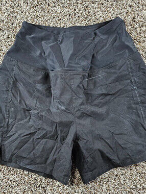 Gradual Womens Sz S High Rise Athletic Shorts Loose Fit Black